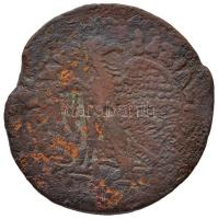 Ptolemaida Egyiptom / IV. Ptolemaiosz Philopatór Kr. e. 221-201. AE 36mm Br (40,4g) T:3 kétoldali üt...