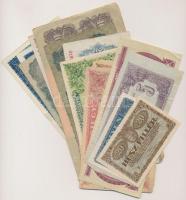 30db-os vegyes magyar bankjegy tétel, közte pengők, adópengők (fordított címeres is), forintok T:veg...