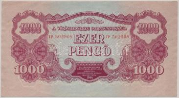 1944. 1000P "A Vörös Hadsereg Parancsnoksága" T:II- Adamo P48