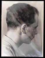 cca 1930-1940 Sugár Kata: Major Máté (1904-1986)  Kossuth-díjas építész, egyetemi tanár portréja, je...