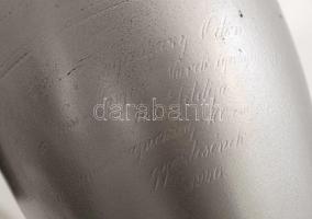 Fém serleg, "Magasházy Ödön, a Weiss Manfréd Művek igazgatójának tiszteletdíja a munkásbajnoksá...