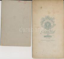 cca 1860-1900 Korabeli,nagyméretű, keményhátú családi fotók, különböző vidéki magyar városokból:Gold...