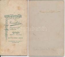 cca 1860-1900 Korabeli,nagyméretű, keményhátú családi fotók, különböző vidéki magyar városokból:Roth...