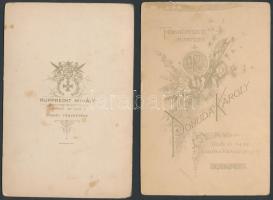 cca 1860-1900 Korabeli divatos menyasszonyi ruhákat bemutató válogatás, nagyméretű, keményhátú fotók...