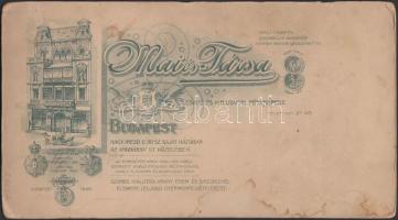 cca 1860-1890 Korabeli, keményhátú családi  fotó Mai és Társa műterméből, 205x110mm