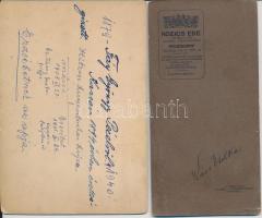 cca 1860-1890 Korabeli, nagy méretű, keményhátú családi  fotók, 6db, mind különböző Felvidéki műterm...