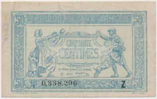 Franciaország ~1917. 50c "Katonai kincstárjegy", "Z" T:III France ~1917. 50 Centimes "Tresorerie aux Armees", "Z" C:F
