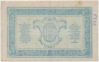Franciaország ~1917. 50c "Katonai kincstárjegy", "Z" T:III
France ~1917. 50 Cent...