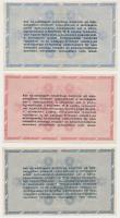 1946. 500.000AP + 1.000.000AP + 10.000.000AP mindegyik "Magyar-Olasz Bank R.T. Ráday utcai fiók...