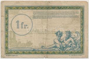 Franciaország 1923. 1Fr "Megszállt Területek Vasúti Igazgatása" T:III,III-
France 1923. 1 ...