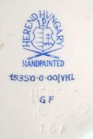 Herendi pikkelymintás halacska, kézzel festett, jelzett (G.F), hibátlan, m:13,5 h:13 cm / Herend fis...