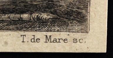 cca 1890 Vénusz, Raphael Sanzio képe után metszette, Tiburce de Mare(1840-1900), rézkarc, papír, jel...