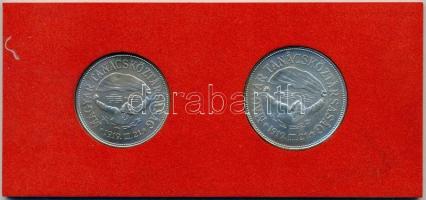 1969. 50Ft Ag + 100Ft Ag "Tanácsköztársaság" pár T:BU Eredeti banki csomagolásban (piros)!