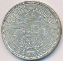 1938. 2P Ag "Madonna" T:2 Adamo P7