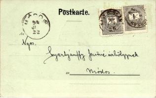 1898 Ich bin so kitzlich! 'Jugend' Postkarte Serie I. 17. s: Arpad Schmidhammer