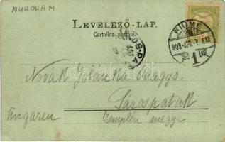 Az Aurora gőzhajó Fiume kikötőjében / SS Aurora