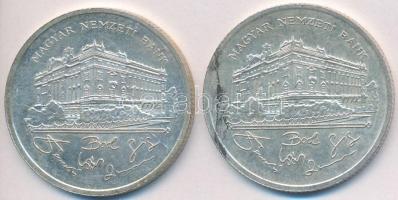 1992. 200Ft Ag "MNB" (2x) T:2