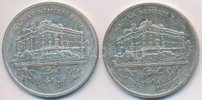 1992. 200Ft Ag "MNB" (2x) T:2
