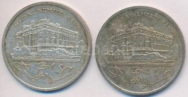 1992. 200Ft Ag "MNB" (2x) T:2