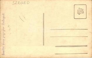 A Szeged őrnaszád Budapesten; Szudár Ernő fényképész felvétele / Hungarian patrol ship on the Danube...