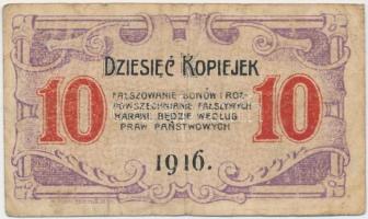 Lengyelország/Czestochowa 1916. 10k T:III
Poland/Czestochowa 1916. 10 Kopeks C:F