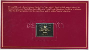 Ausztria DN "20S" Ag aranyfóliás bélyeg replika díszlapon (0.925/30x40mm) T:PP
Austria ND ...