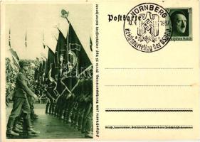 1937 Reichsparteitag Nürnberg / Nazy Party propaganda So. Stpl 6 Ga. (EK)