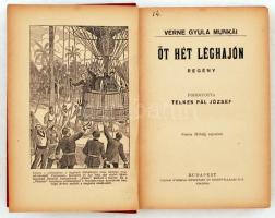 Verne Gyula: Öt hét léghajón. Bp., é.n. Tolnai. Nemes Mihály rajzaival. Festett egészvászon kötésben