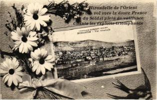 Bitola, Monastir; barracks, flower, ribbon