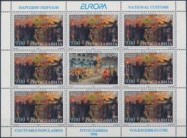 1998 Europa CEPT nemzeti ünnepek és fesztiválok kisívsor 2 stecklapon Mi 2855-2856