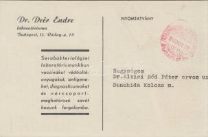 Tablettae ferri protoxalaticum arseno Dr. Deér, Jó pásztor gyógyszertár, reklám / Hungarian medicine...