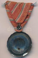 1957. "Szolgálati Érdemérem" zománcozott, ezüstözött Br kitüntetés mellszalagon T:2-