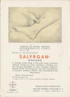 Salyrgan-drazsé reklám, Cardialis és renalis oedemák kezelésére / medicine advertisement (17.3 x 12.5 cm) (EK)