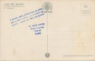 Ignacio Eizaguirre; Ases del Balon Coleccion 'A' de Diez Postales (fl)