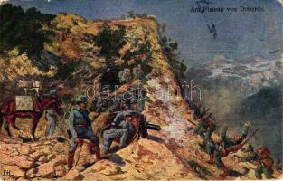 Am Plateau von Doberdo / WWI K.u.K. military, artillery (EK)