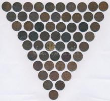 Ausztria 1901-1914. 1h Br (58x) T:vegyes Austria 1901-1914. 1 Heller Br (58x) C:mixed