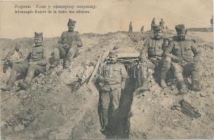 Edirne, Adrianople; Entrée de la hutte des officiers / Entrance to the officers' hut, WWI military (EB)