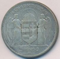 1930. 5P Ag "Horthy jobbra" T:3 karc
Adamo P8