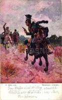 Napadniety ordynans / WWI military attack, cavalry s: S. Adam