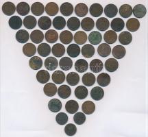 Ausztria 1893-1918. 2h Br/Fe (85x) T:vegyes Austria 1893-1918. 2 Heller Br/Fe (85x) C:mixed