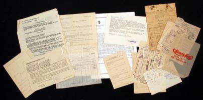 cca 1930-1994 Különféle mezőgazdasággal kapcsolatos okmányok: beadási könyv, tejszállítási könyv, számlák, stb., összesen 16 db