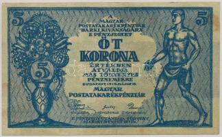 1919. 5K "MÁS TÖRVÉNYES..." T:III