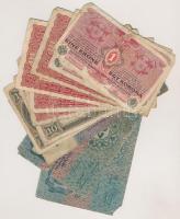 15db vegyes korona bankjegy, közte egy 1943. 1000P T:III,III-,IV