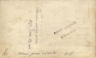 1917 Prosecco-i országúton, katonai jármű balesete / WWI Italian front, accident of military vehicle...