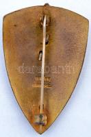 ~1930. "Országos Frontharcos Szövetség" zománcozott Br jelvény függőleges tűvel, a hátolda...