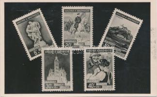 1938-1939 Magyar a magyarért Alkalmi bélyegsorozat, Marer Béla kiadása / Hungarian commemorative stamps Debreceni Collegium So. Stpl