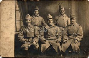 1915 WWI K.u.K. soldiers group photo (fl)