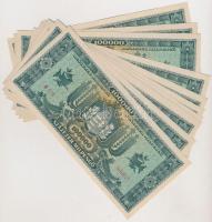 1946. 100.000MP (11x) sorszámkövetők T:I,I- hajtatlanok