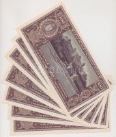 1945. 100P (7x) sorszámkövetők T:I,I- hajtatlanok