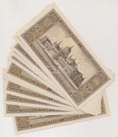 1946. 100.000.000P (14x) sorszámkövetők T:I,I- hajtatlanok